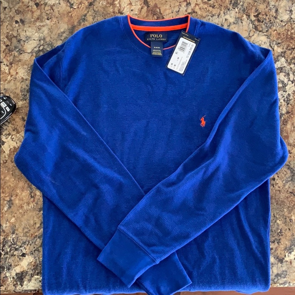 Polo Ralph Lauren Waffle Knit Thermal Shirt NWT
